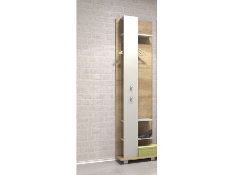 Σύνθεση εισόδου ξύλινο DELUX M3 54x204x30cm DIOMMI 42-115